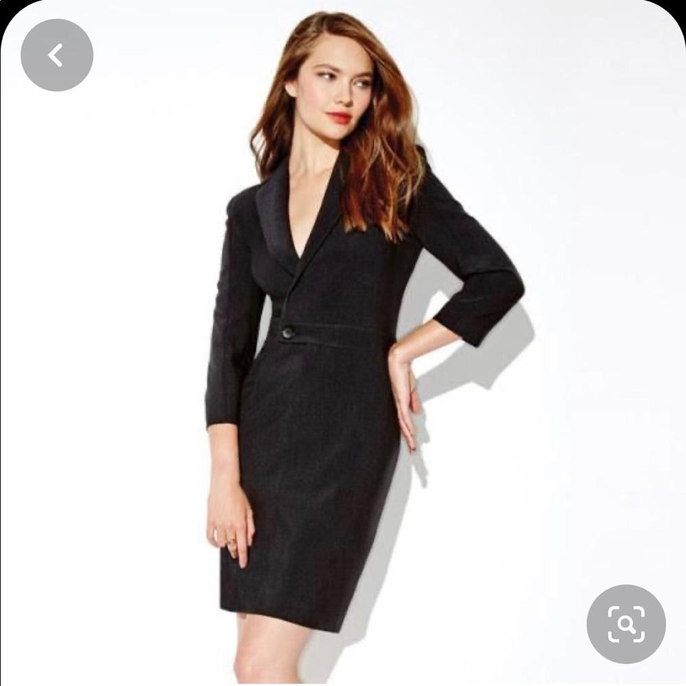 Black suit dress